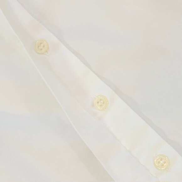 Hobbs London Womens 6 Small White Cotton Stretch Crisp Button Down Shirt Top - Picture 5 of 12